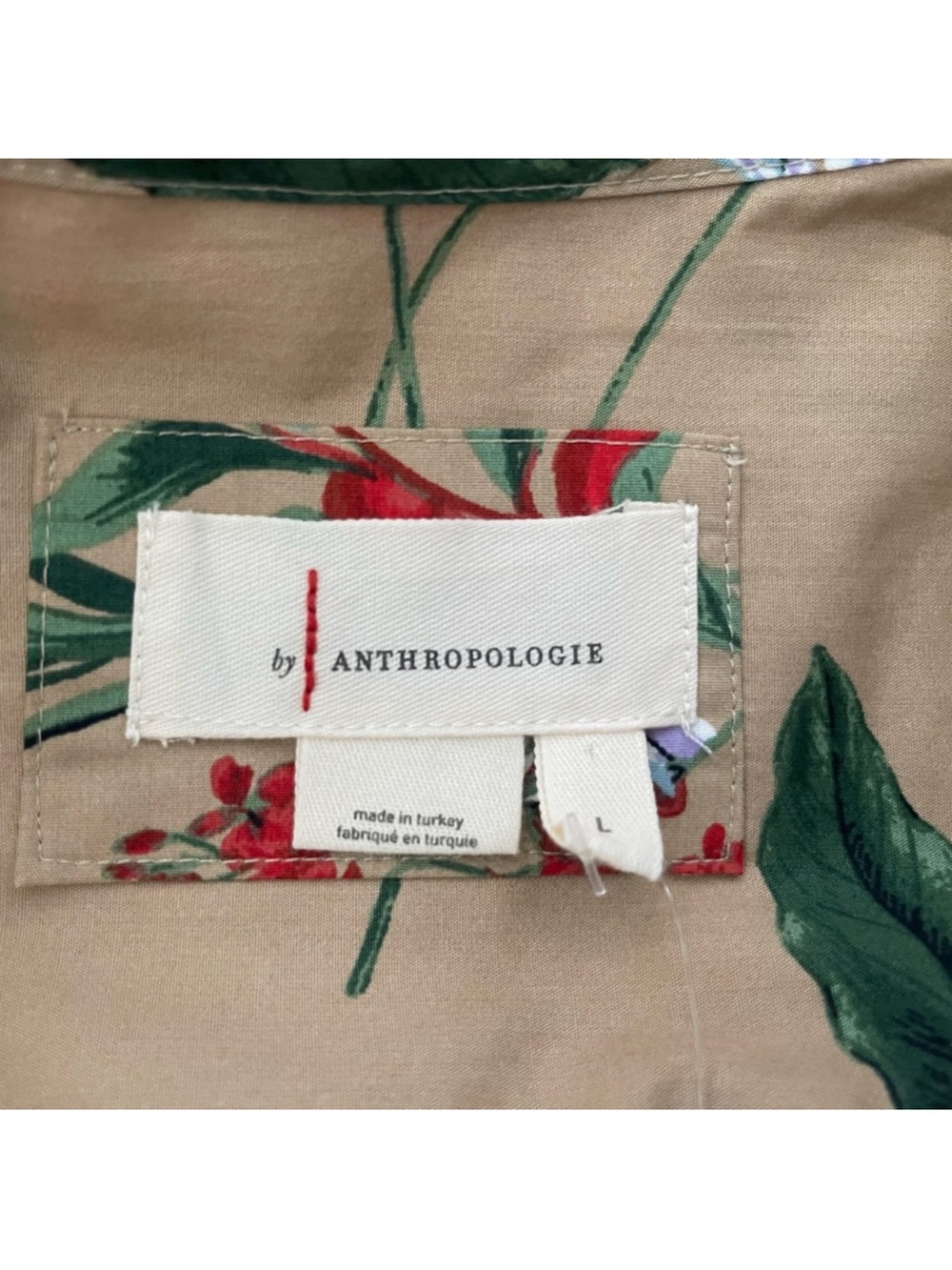 Anthropologie Maeve Somerset Floral Tiered Midi Dress - Picture 4 of 4
